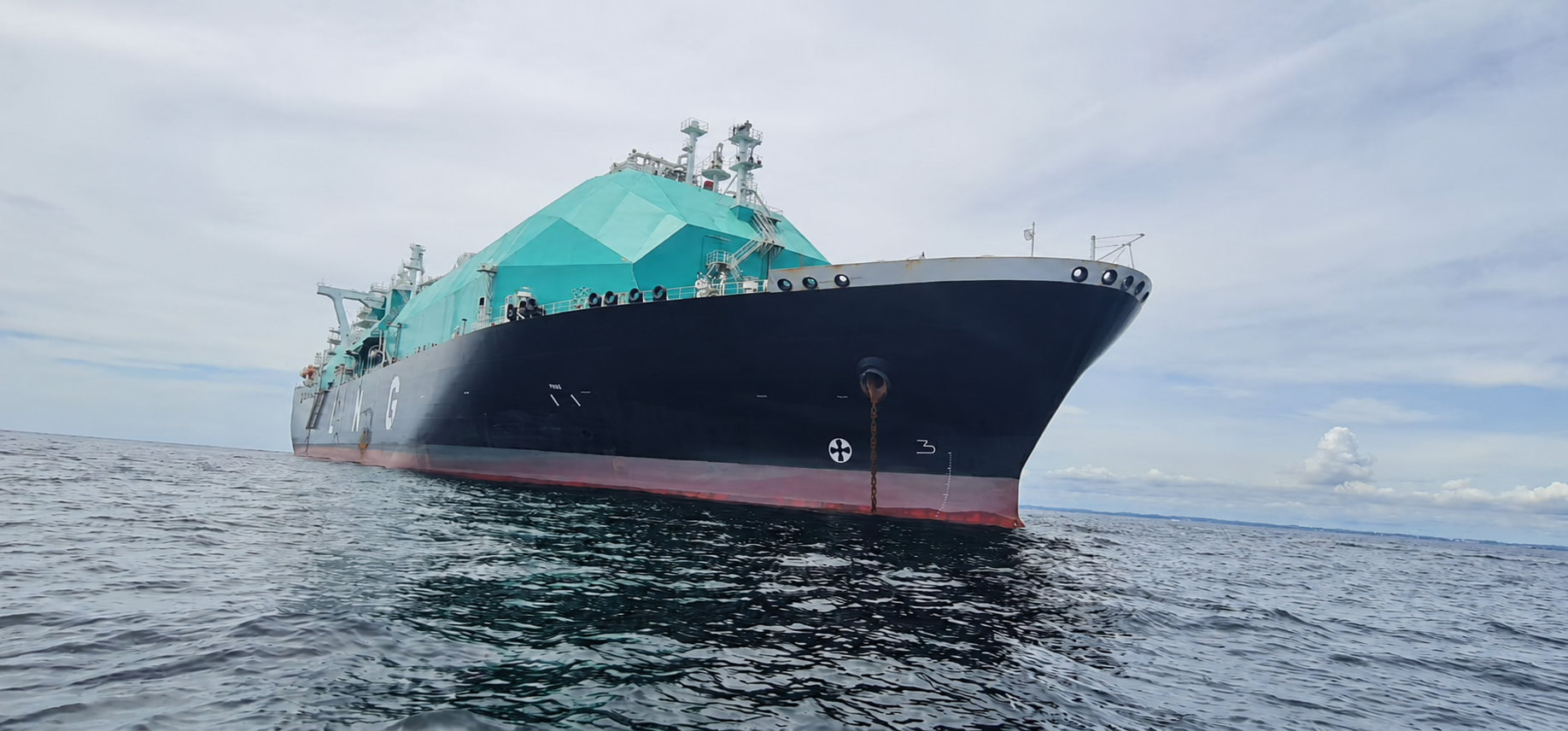 LNG vessel pictured in the Sea Sphere company profile